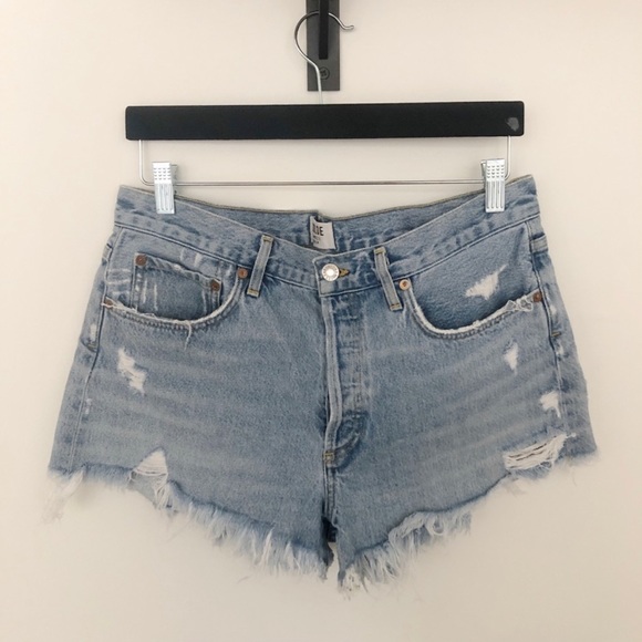 Agolde Pants - Agolde Parker denim shorts